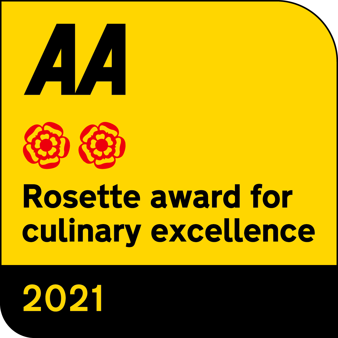 AA 2 Red Rossette Culinary Excellense 2021